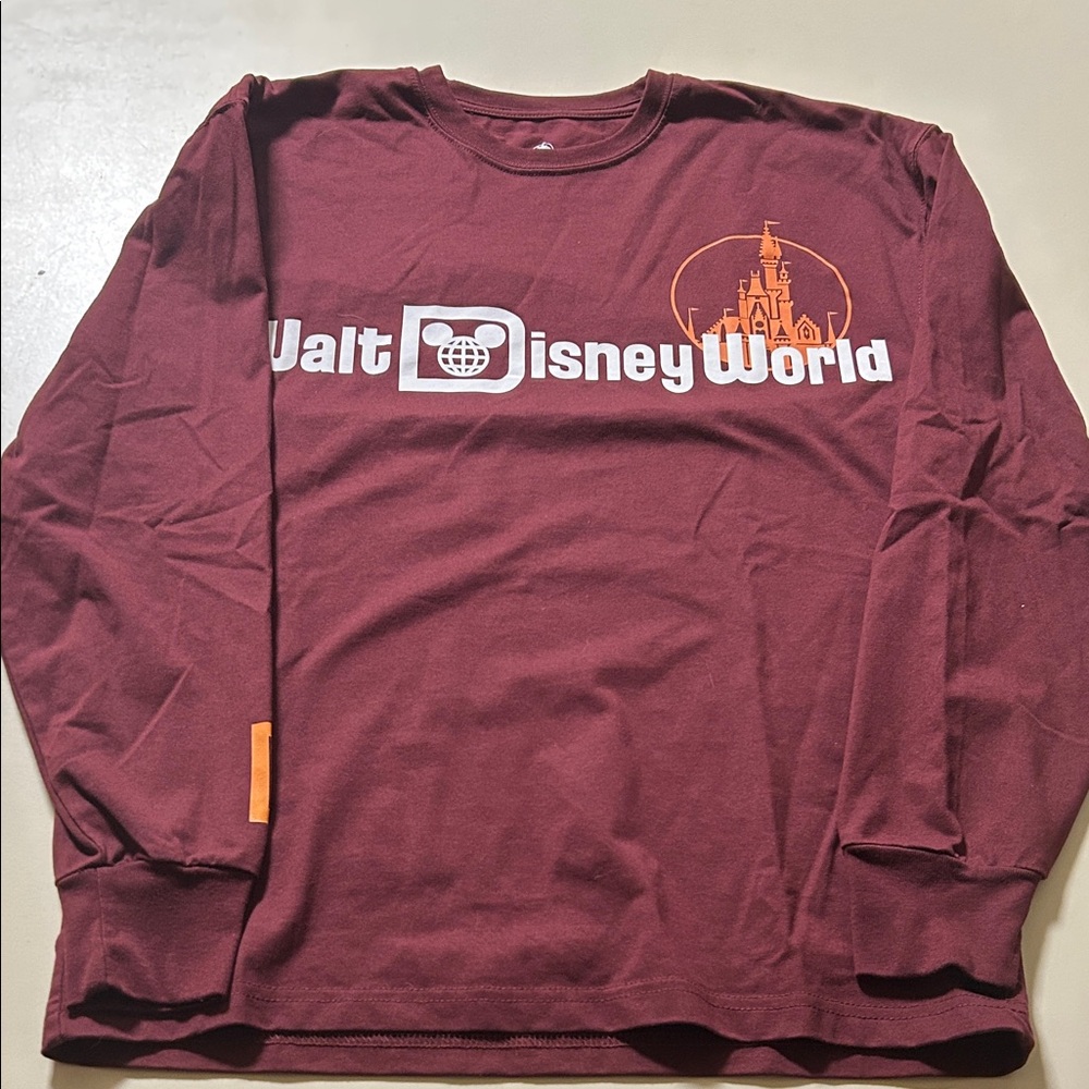 Disney Burgundy Cotton Blend Shirt